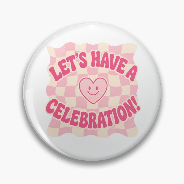 Item preview, Retro Pink Checkerboard Let's Have A Celebration! designed and sold by Enamy-DaD.