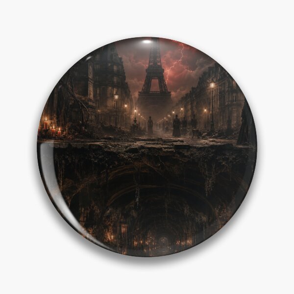 Item preview, The Catacombs Beneath Paris | Gothic Horror Artwork designed and sold by kabucino.