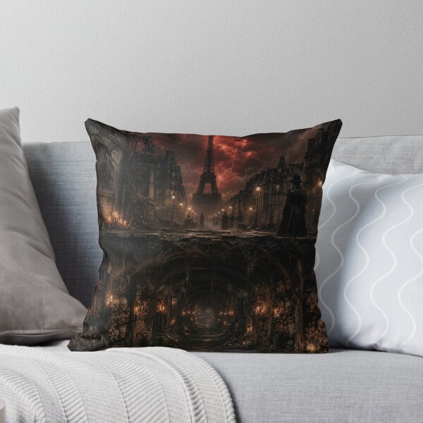 Item preview, The Catacombs Beneath Paris | Gothic Horror Artwork designed and sold by kabucino.