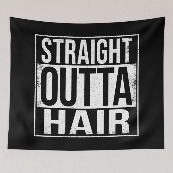 Item preview, STRAIGHT OUTTA HAIR designed and sold by Bruiserstang.