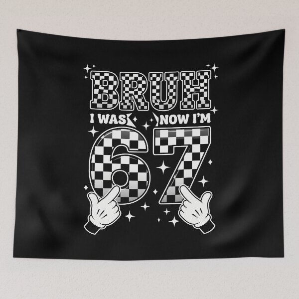 Item preview, Bruh I Was 66 Now Im 67 Birthday Humor Shirt designed and sold by SofenArt.