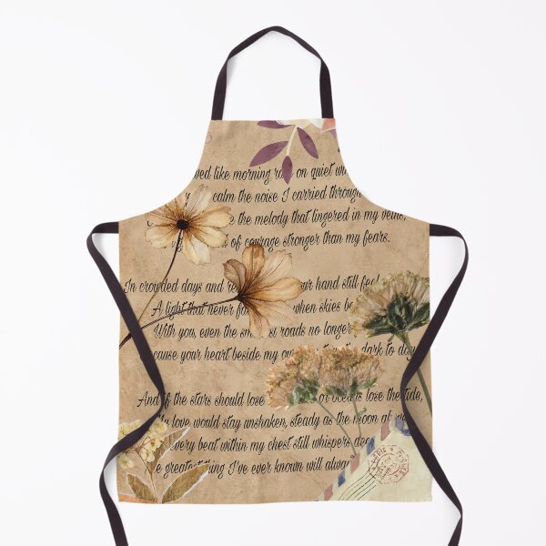 Item preview, Vintage Love Letter Aesthetic Pressed Flowers designed and sold by FMSeamlessArt.