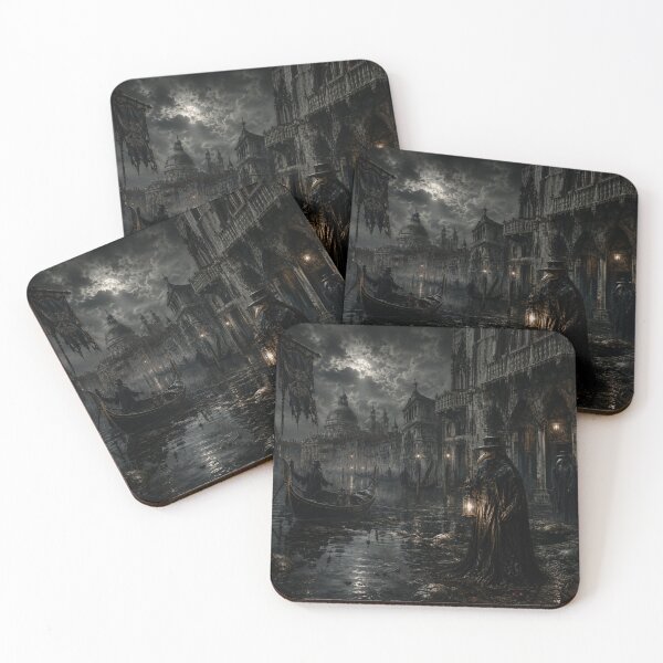 Item preview, The Plague Waters of Venice | Dark Gothic Art designed and sold by kabucino.