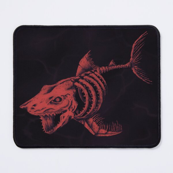 Item preview, Full Skelly Shark Render (Red) designed and sold by AnubisAltarArt.