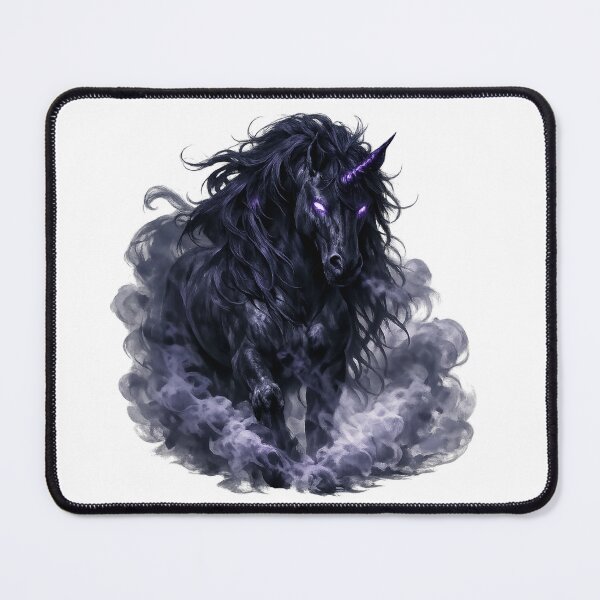 Item preview, Dark Gothic Unicorn Mystical Fantasy Artwork designed and sold by Liva Art.