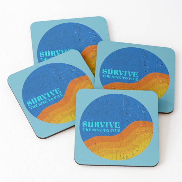 Item preview, Survive the nine to five Summer Design designed and sold by Moosley Studio.