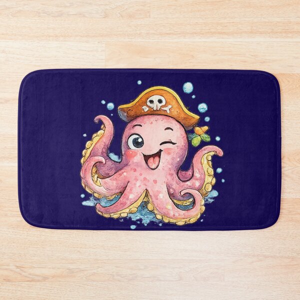 Item preview, Cute Pirate Octopus Kawaii Cartoon Ocean Animal Merch | Adorable Pirate Octopus Kawaii Ocean Animal Gift designed and sold by PRINYOS.