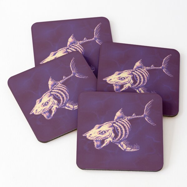 Item preview, Full Skelly Shark Render (Purple)  designed and sold by AnubisAltarArt.