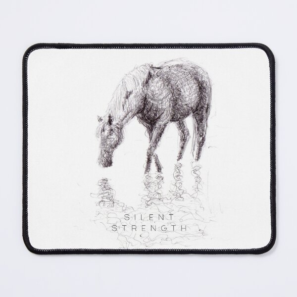 Item preview, Silent Strength - Minimalist Horse Sketch Art designed and sold by MusePortrait.
