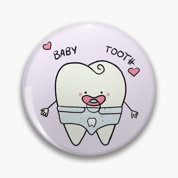 Item preview, Cute Baby Tooth Character with Pacifier - Funny Pediatric Dentist Gift designed and sold by karolaart.