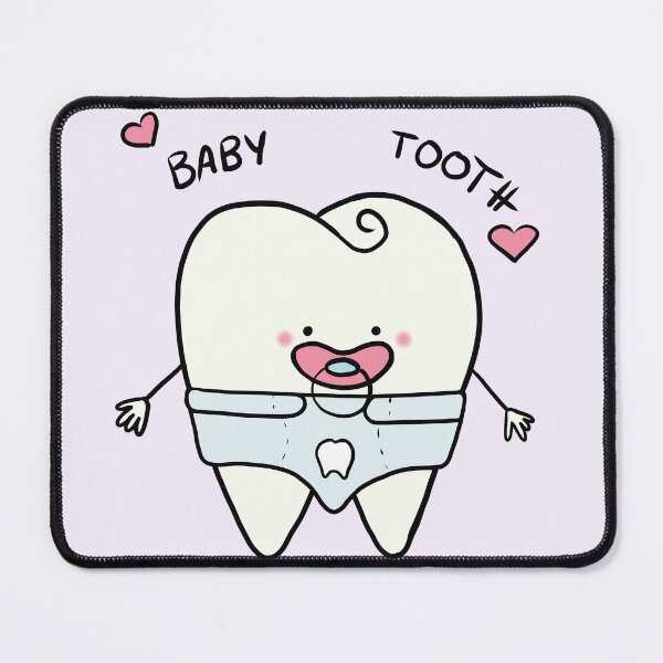 Item preview, Cute Baby Tooth Character with Pacifier - Funny Pediatric Dentist Gift designed and sold by karolaart.