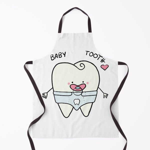 Item preview, Cute Baby Tooth Character with Pacifier - Funny Pediatric Dentist Gift designed and sold by karolaart.