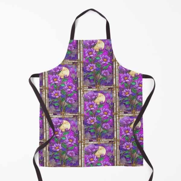 Item preview, Moon Flowers: Enchanted Garden in Stained Glass designed and sold by BriSher.