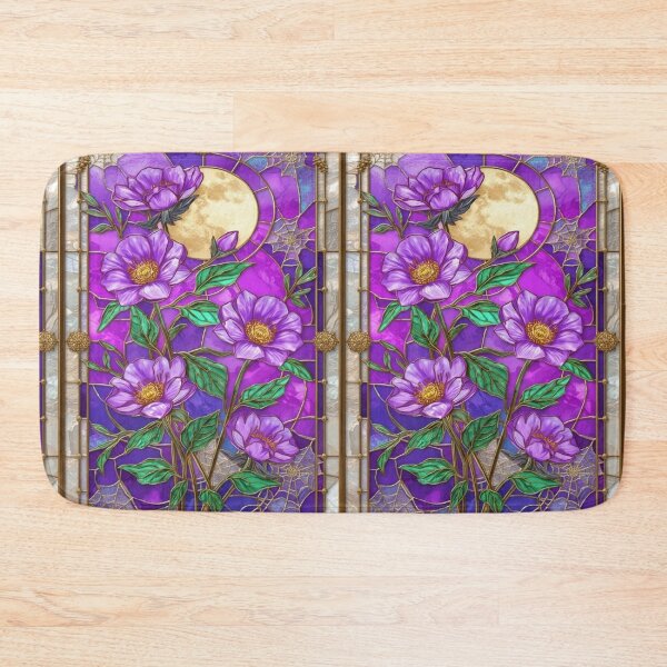 Item preview, Moon Flowers: Enchanted Garden in Stained Glass designed and sold by BriSher.