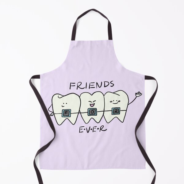 Item preview, Cute Tooth Friends Forever - Dental Braces Cartoon for Kids designed and sold by karolaart.