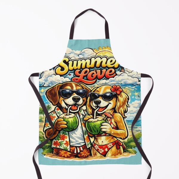 Item preview, Summer Love Dog Couple Beach Sunset Streetwear Graphic.  designed and sold by digitalbob60.