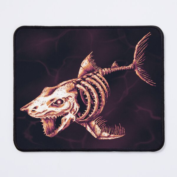Item preview, Full Skelly Shark Render (Orange) designed and sold by AnubisAltarArt.