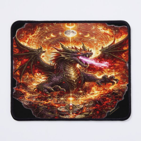 Item preview, Cosmic Guardians Quadri Drago Fuoco Oro Esoterico designed and sold by KingofHearts25.