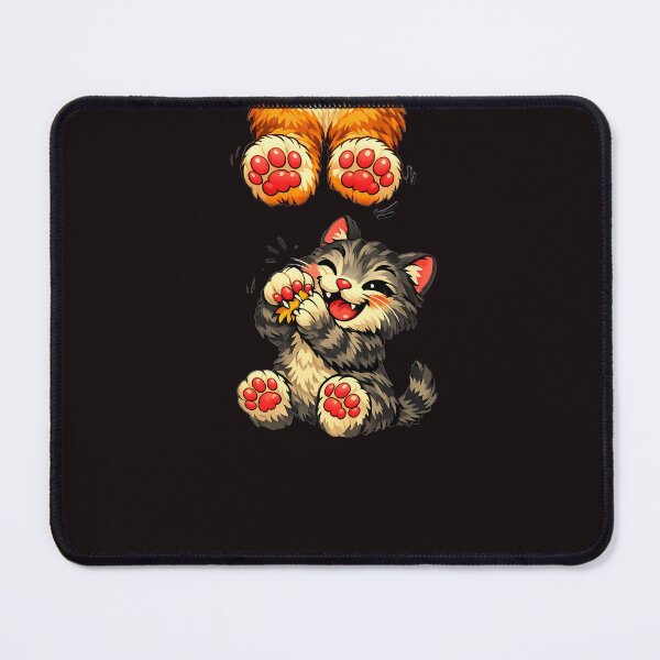 Item preview, Cheerful Whimsical Cartoon Cat - Funny Kitten designed and sold by Sir Martin.