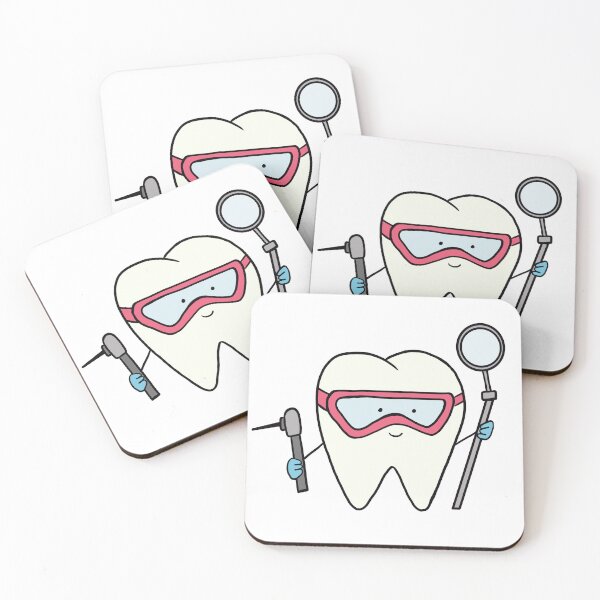 Item preview, Cute Tooth Dentist Character - Dental Gift & Decor designed and sold by karolaart.