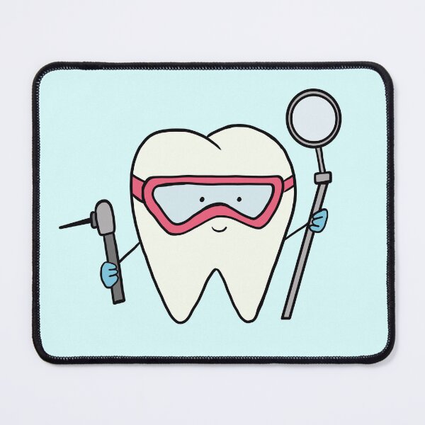 Item preview, Cute Tooth Dentist Character - Dental Gift & Decor designed and sold by karolaart.