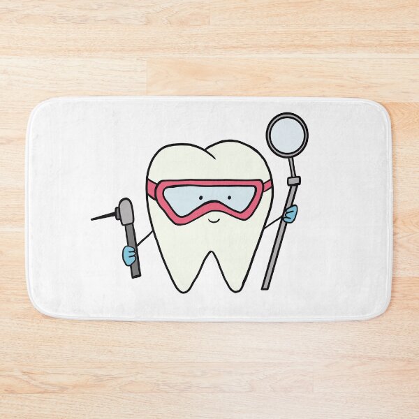 Item preview, Cute Tooth Dentist Character - Dental Gift & Decor designed and sold by karolaart.