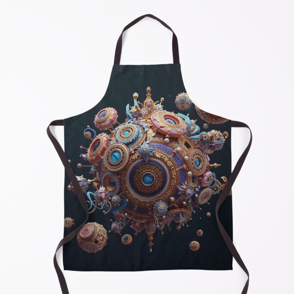 Item preview, Futuristic 3D Mechanical Planet: 12 abstract and fascinating cosmic creations designed and sold by UNIVERS MILDA.