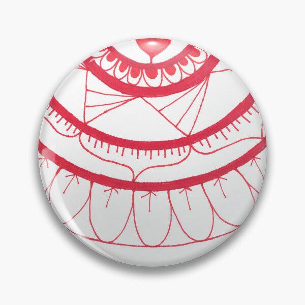 Item preview, Red and White Mandala designed and sold by MakaDragonTamer.