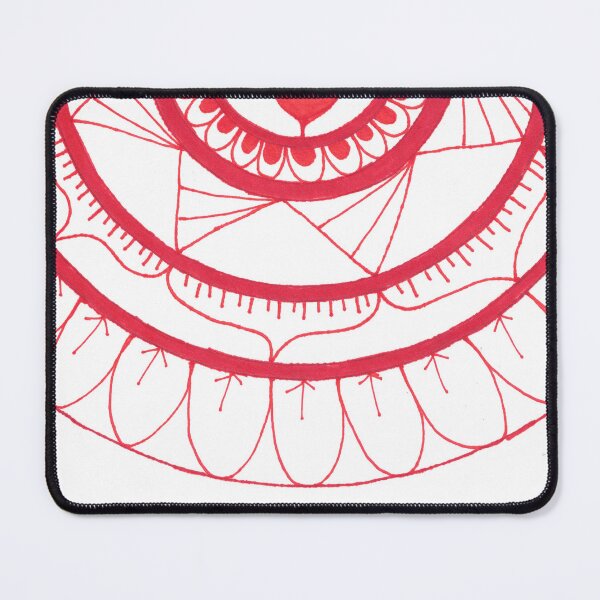 Item preview, Red and White Mandala designed and sold by MakaDragonTamer.
