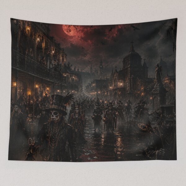 Item preview, The Voodoo Night Parade | New Orleans Gothic Horror designed and sold by kabucino.