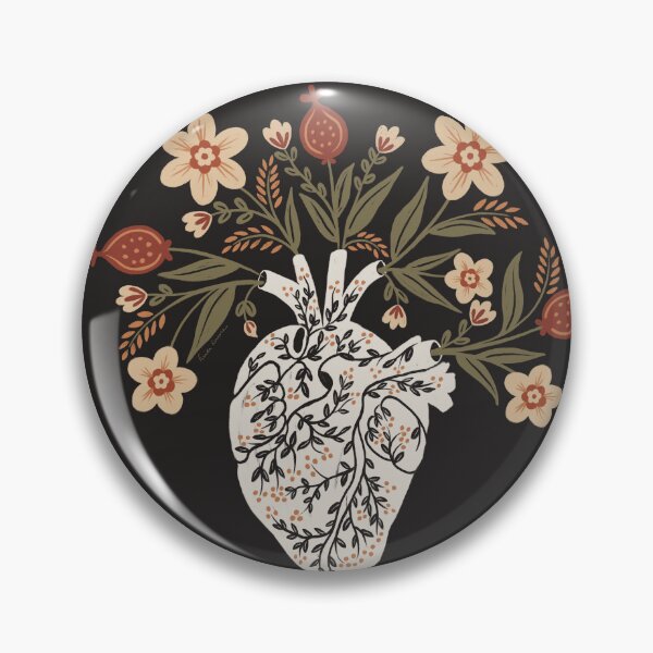 Item preview, Flesh & Flower - Gothic Floral Heart Anatomy - Harvest designed and sold by heidiherreraart.