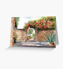 View through the Arch Greeting Card