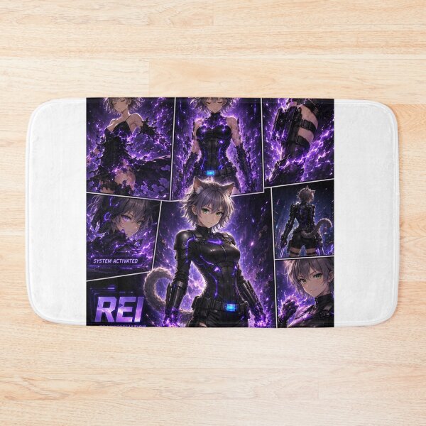 Item preview, REI Cyber Armor Awakening – Neon Catgirl Warrior Transformation designed and sold by RinaWorksJP.