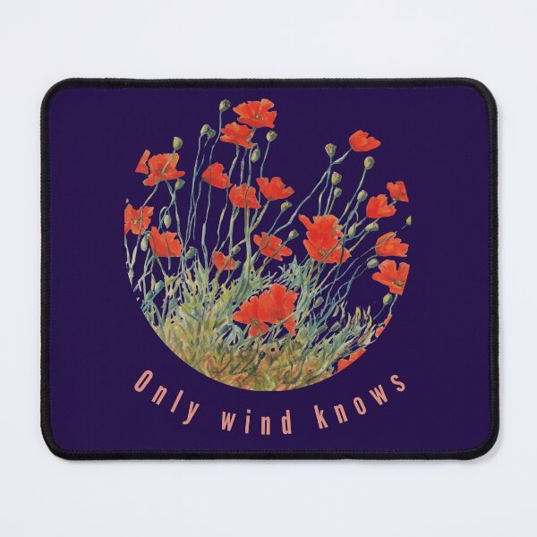 Item preview, Only Wind Knows - Poppies designed and sold by JurateArt-DK.