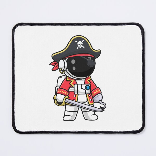 Item preview, Cute Astronaut Pirate Space Captain With Sword And Hook designed and sold by wonyqp.