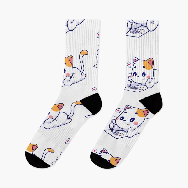 Item preview, Cute Cat Drawing Fish Bone Skeleton Kawaii Artist Cartoon designed and sold by wonyqp.