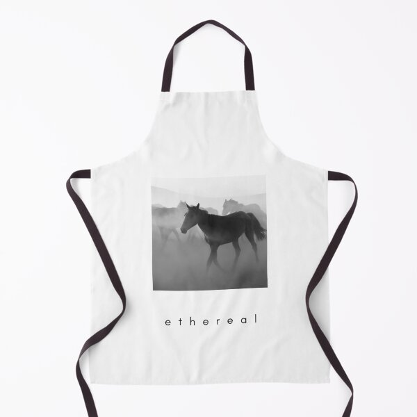 Item preview, Black and White Ethereal Horse designed and sold by MusePortrait.