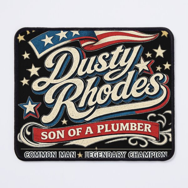 Item preview, Dusty Rhodes The American Dream Son of a Plumber Vintage Wrestling Tribute T-Shirt designed and sold by The Irish Whip.