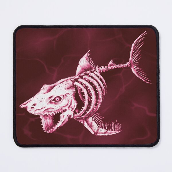 Item preview, Full Skelly Shark Render (Deep Red) designed and sold by AnubisAltarArt.