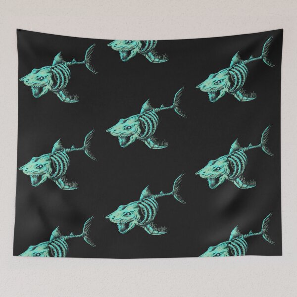 Item preview, Full Render of Skelly Shark (no background) designed and sold by AnubisAltarArt.