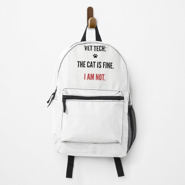 Item preview, Vet Tech The Cat Is Fine I Am Not Funny Veterinary Technician T-Shirt designed and sold by PawsAndChaos.