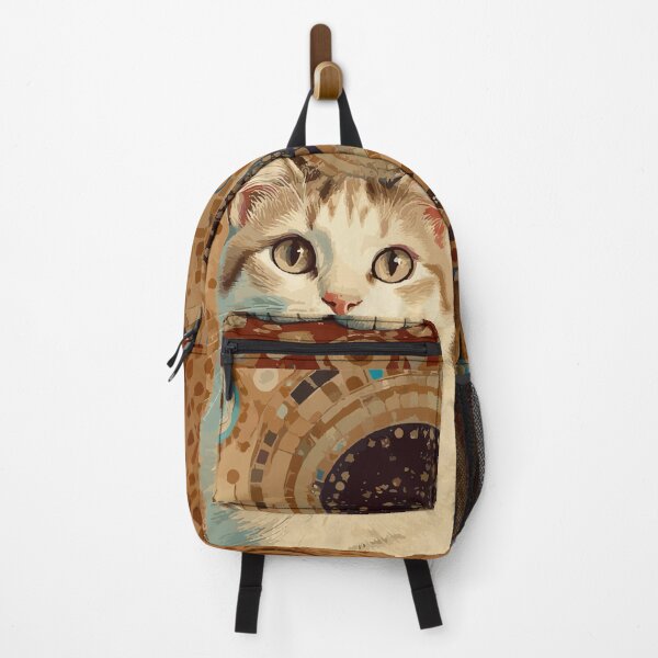 Item preview, Gustav Klimt Cat with Circles  designed and sold by Vicky Brago-Mitchell®.