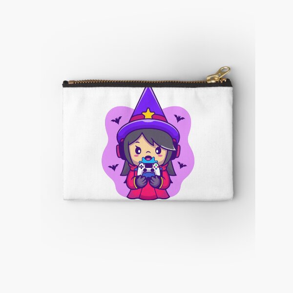 Item preview, Cute Anime Witch Gamer Girl Halloween Illustration designed and sold by wonyqp.