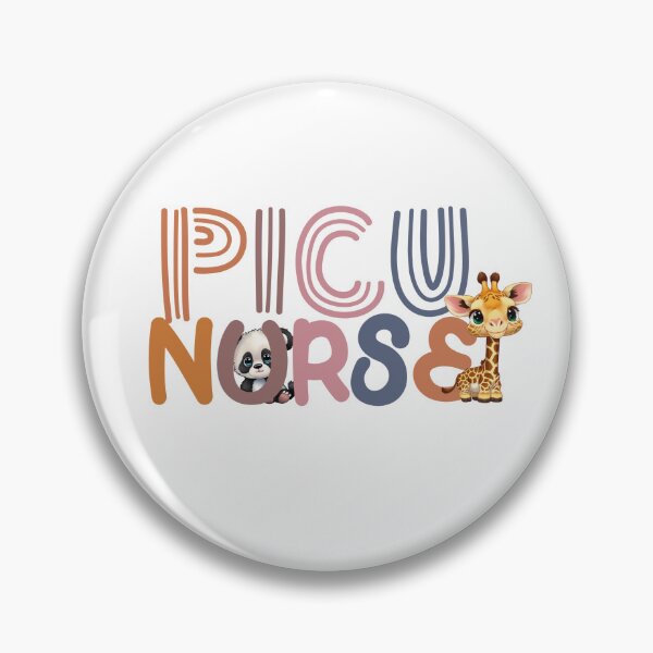 Item preview, PICU nurse  designed and sold by CareWearDesigns.