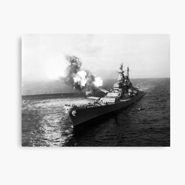 Item preview, USS Missouri Firing Salvo - Korean War - 1950 designed and sold by warishellstore.