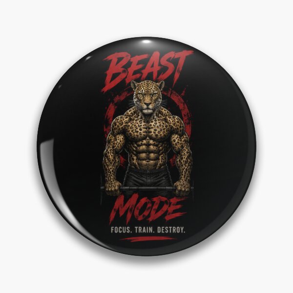 Artikelvorschau, BEAST MODE Gym motivation entworfen und verkauft von DailyQuestPrint.