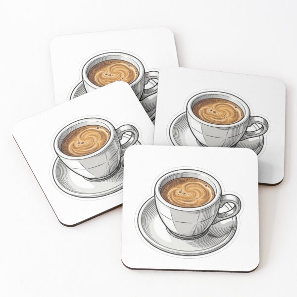 Item preview, Morning Espresso Coffee Cup Aesthetic Sticker designed and sold by rissershop.
