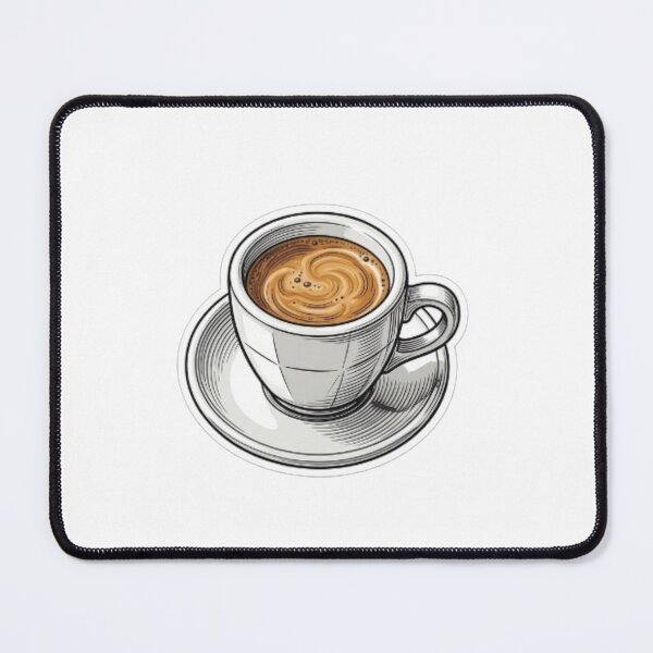 Item preview, Morning Espresso Coffee Cup Aesthetic Sticker designed and sold by rissershop.