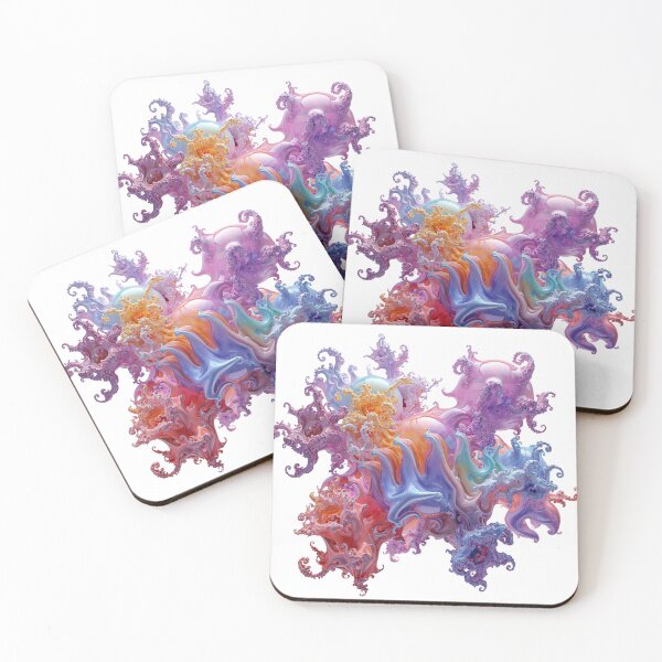 Item preview, 3D Abstract Fluid Art: 12 Colorful, Organic, and Fascinating Creations designed and sold by UNIVERS MILDA.