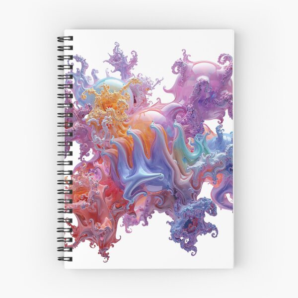 Item preview, 3D Abstract Fluid Art: 12 Colorful, Organic, and Fascinating Creations designed and sold by UNIVERS MILDA.